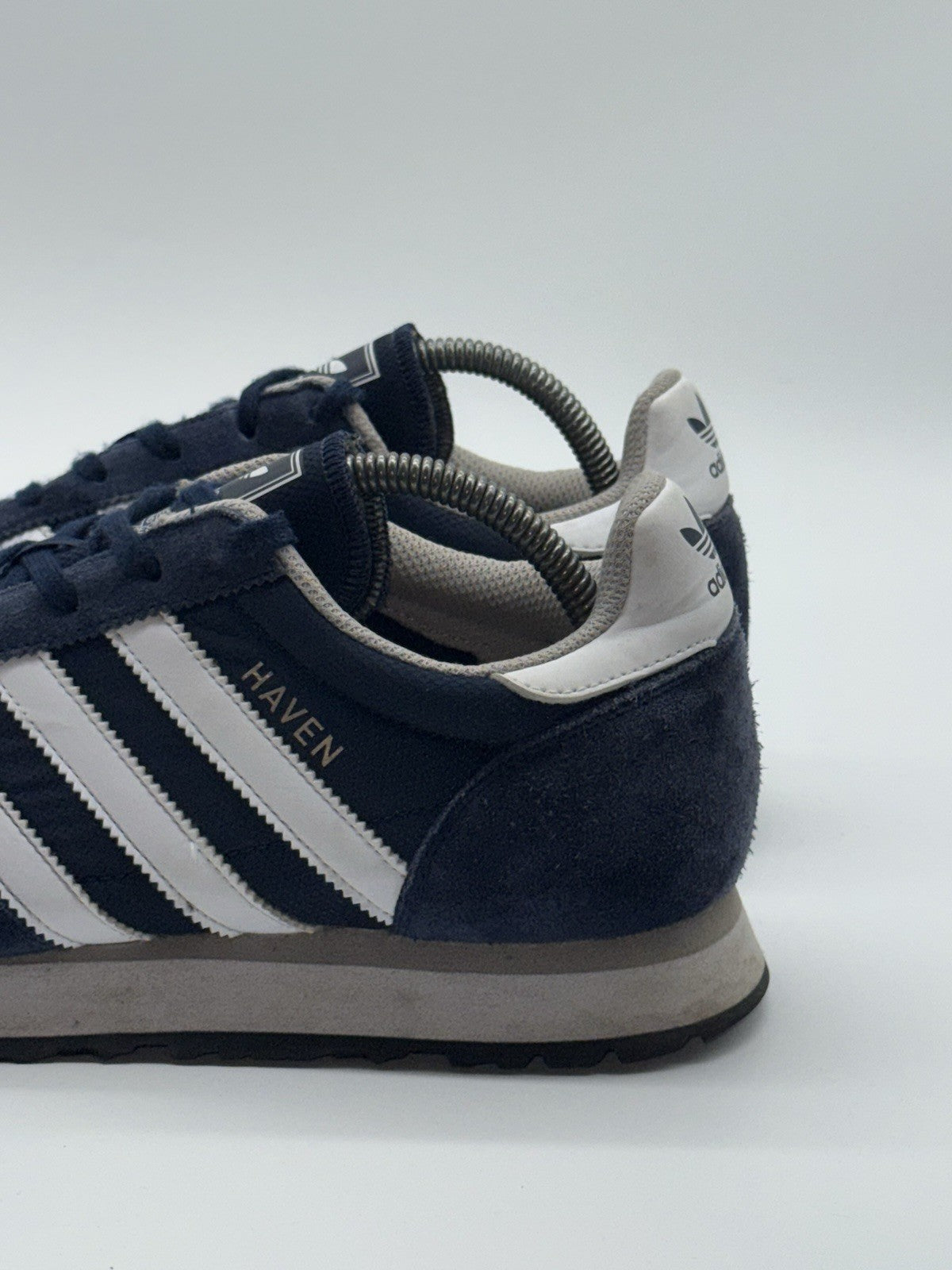 (2016) Adidas Originals Haven ‘Collegiate Navy x White’ Retro Trainers UK 8