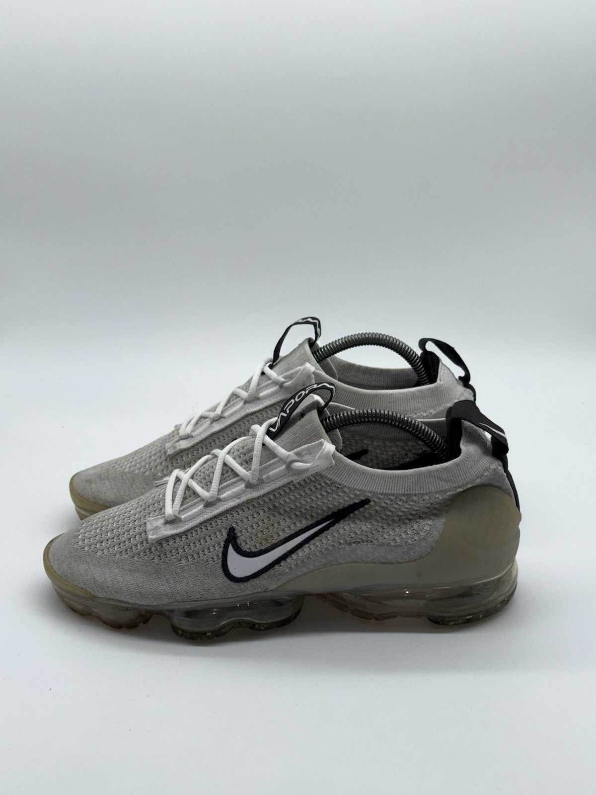 Nike Air VaporMax Flyknit 'Grey x White x Black' (2021) – UK 8