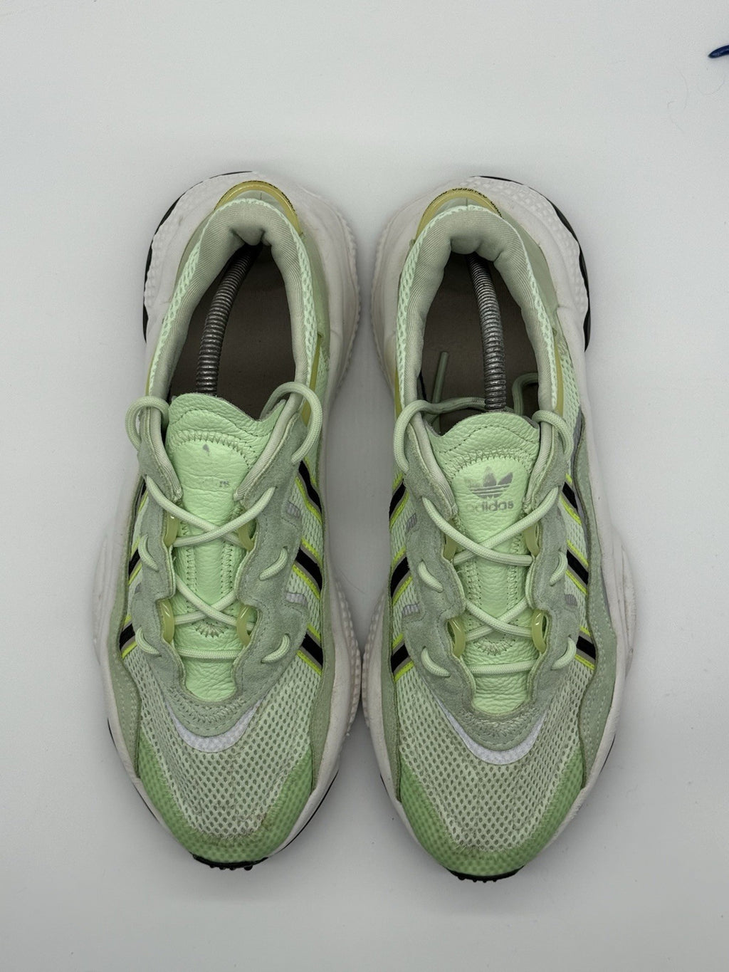 Adidas Ozweego Glow Green EE6466 UK 9.5 Men’s Trainers Gym Running Casual
