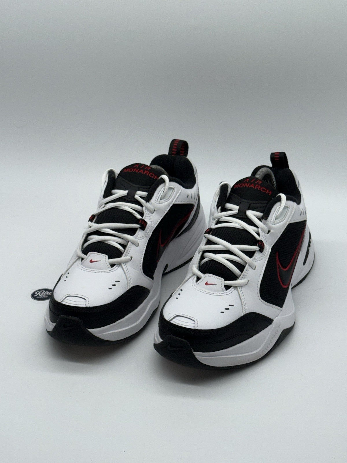Nike Air Monarch IV 'White x Black x Red' (2023) – UK 9