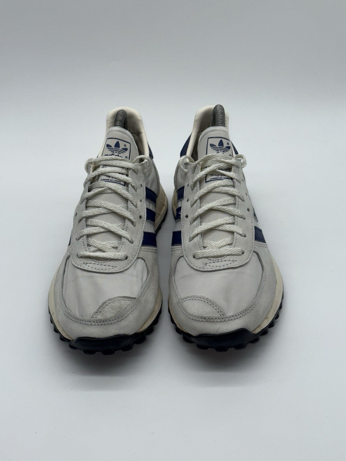 (2020) adidas TRX Vintage Chalk White Grey x Navy Suede Men's UK 8