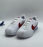(2025) Nike Cortez Forrest Gump White Varsity Red Blue Men’s UK 9.5 (DM4044-108)