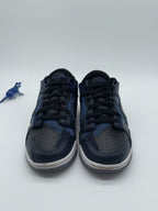 (2021) Nike Dunk Low Scrap Black x Navy Blue Men's UK 7.5
