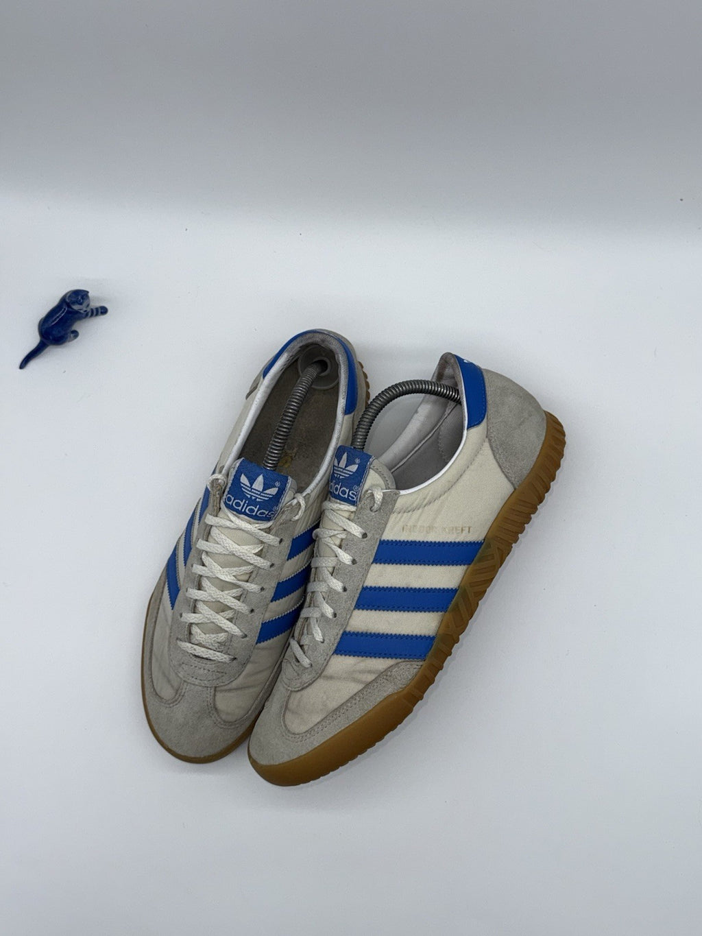 (2017) adidas Spezial Indoor Kreft Chalk White x Blue Trainers Men's UK 9