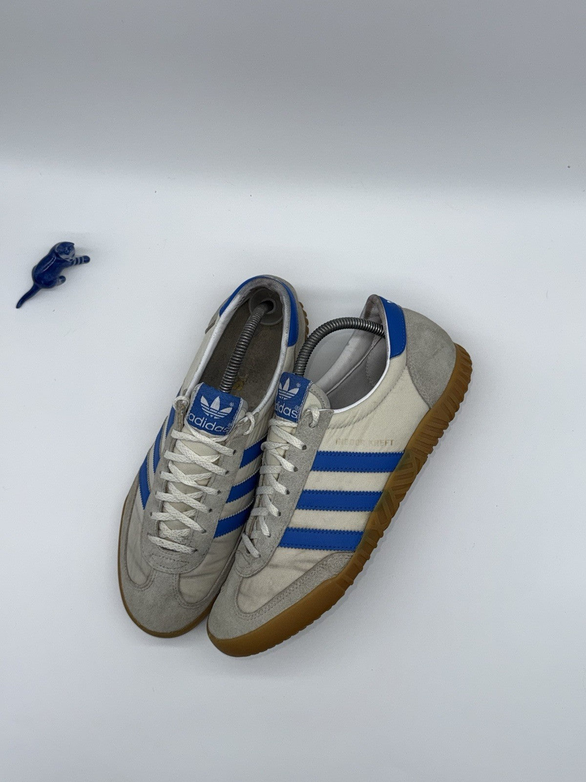 (2017) adidas Spezial Indoor Kreft Chalk White x Blue Trainers Men's UK 9