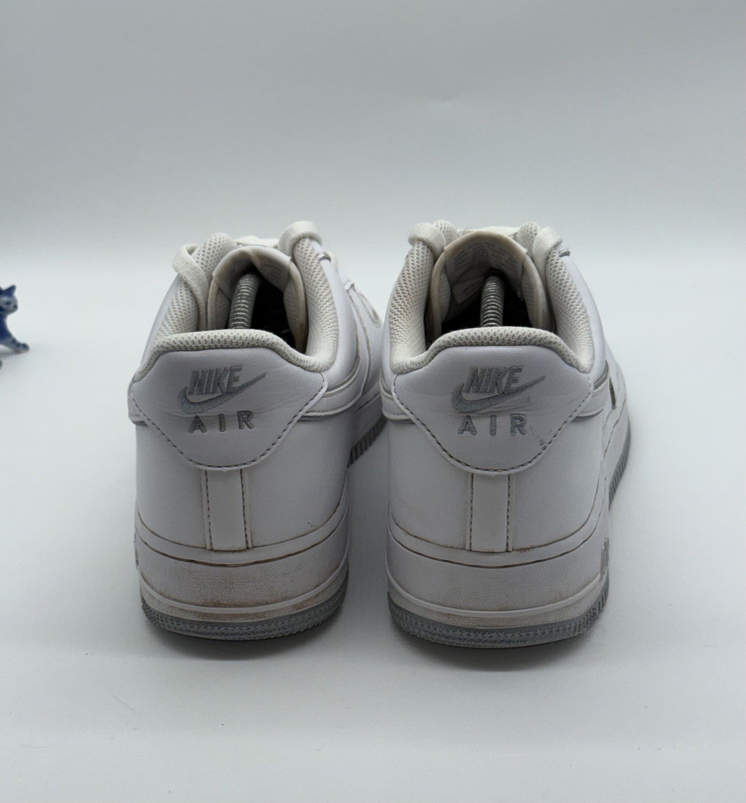 Nike Air Force 1 '07 Low White Wolf Grey Sole Size UK 10.5 (DV0788-100)