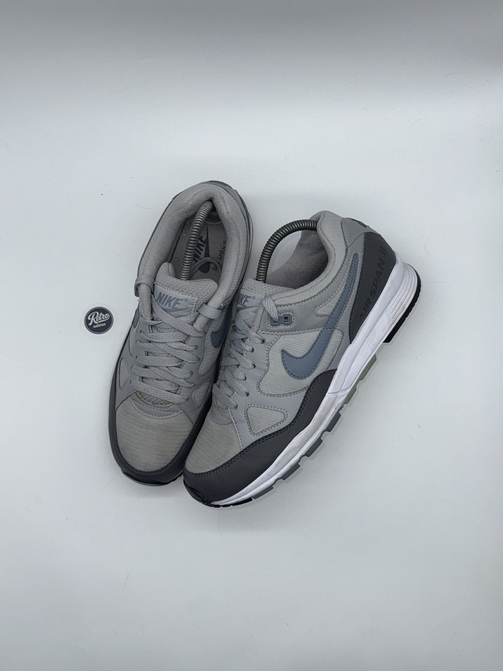 Nike Air Span II 'Wolf Grey x White' trainers – UK 7