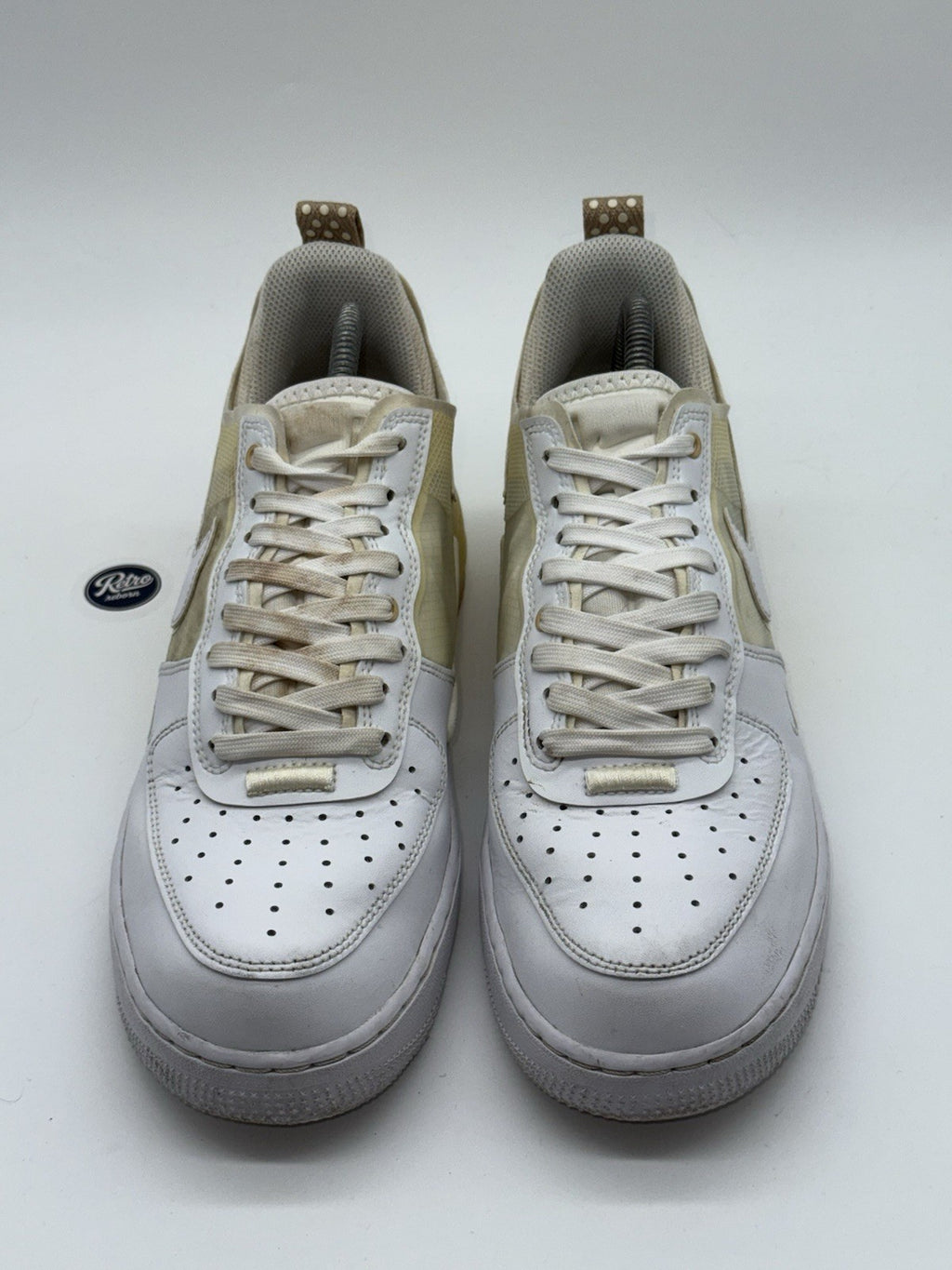 Nike Air Force 1 React 'Split White x Coconut Milk' – UK 7
