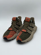 (2017) Adidas Prophere Olive Green Orange Retro Trainers Size UK 6