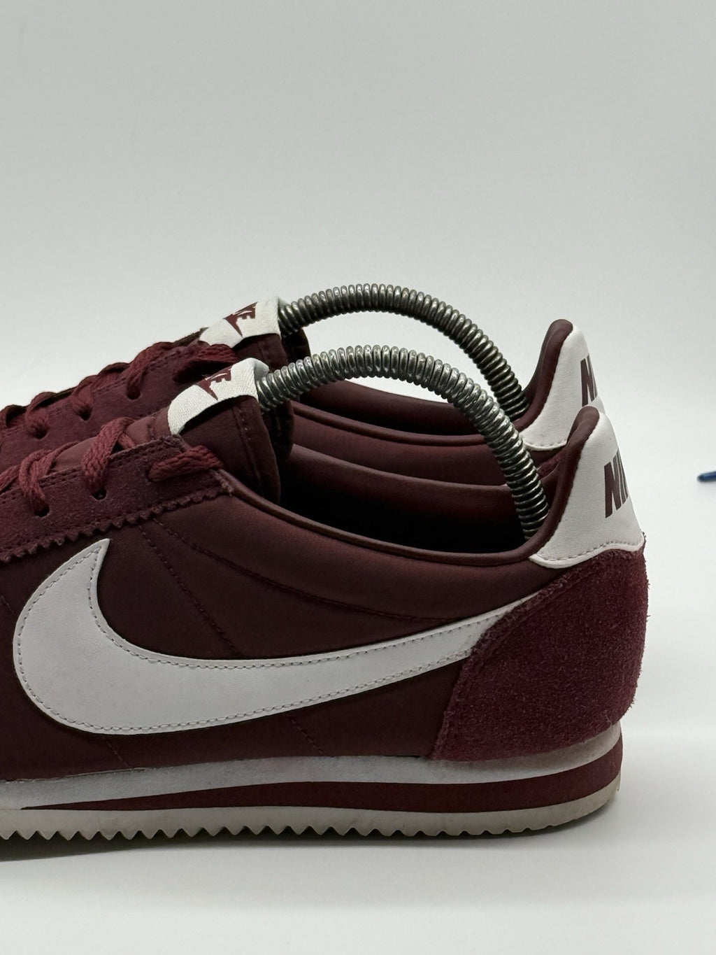 Nike Classic Cortez Nylon OG (2017) Burgundy Dark Red UK 8 (807472-602)