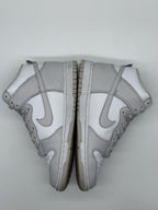 Nike Dunk High Retro White Vast Grey - Size UK 6 (DD1399-100)