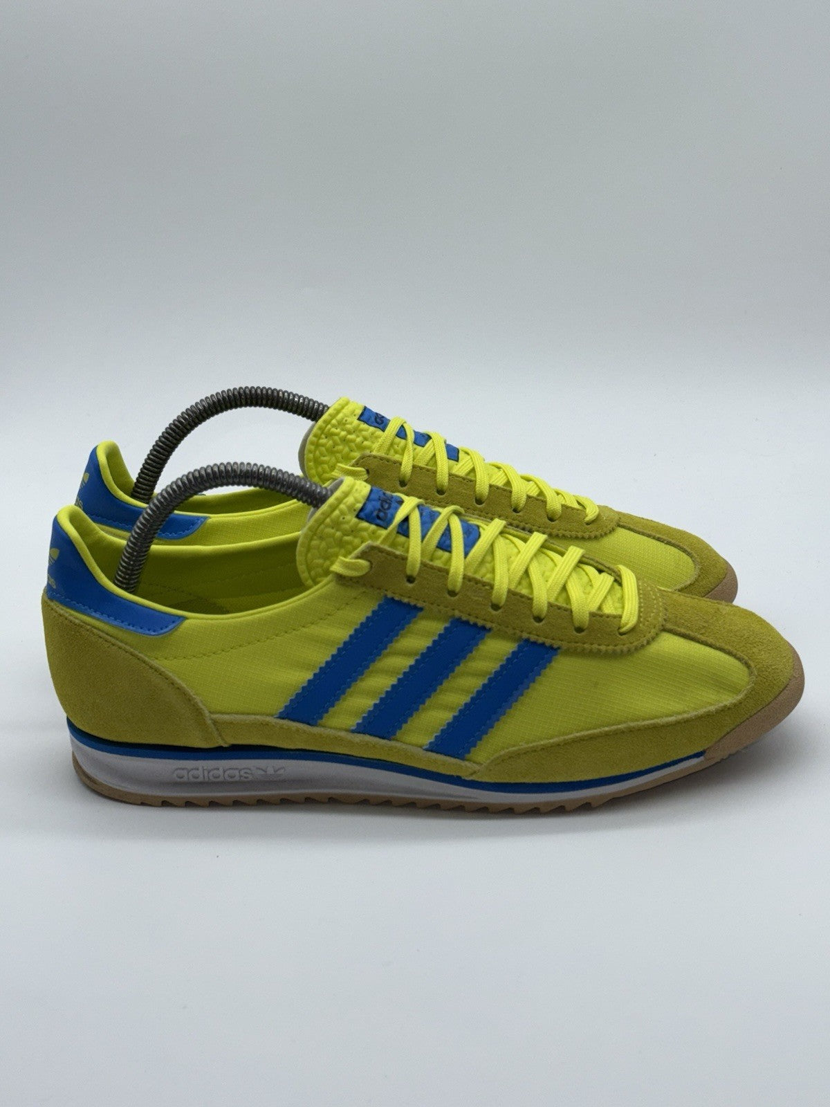 (2020) adidas Originals SL 72 (Acid Yellow/Bright Blue/Gum) Men’s UK 8