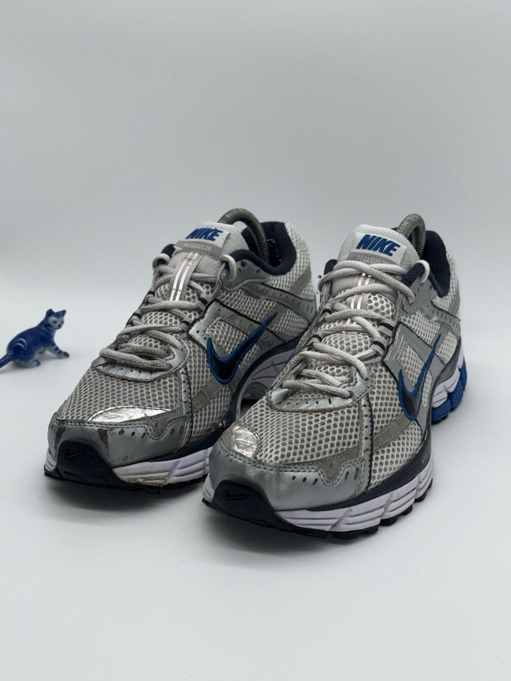 (2009) Rare Nike Vintage Pegasus 26 Blue x Grey x White UK 7.5