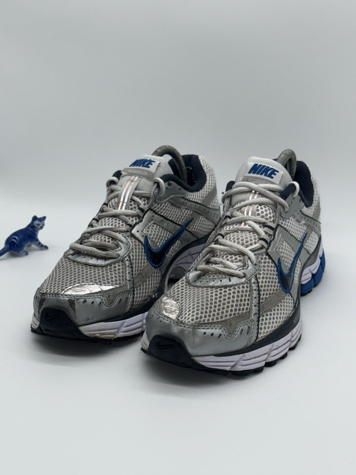 (2009) Rare Nike Vintage Pegasus 26 Blue x Grey x White UK 7.5