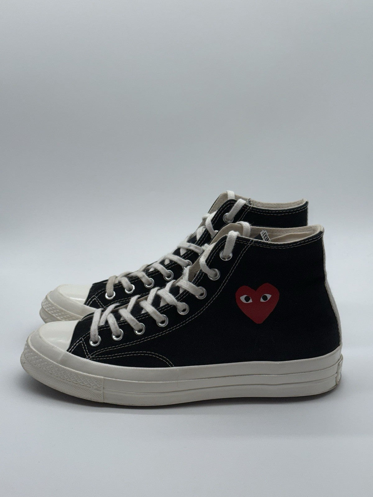 Comme des Garcons Play x Converse Chuck 70 High Red Heart Black Size UK 9
