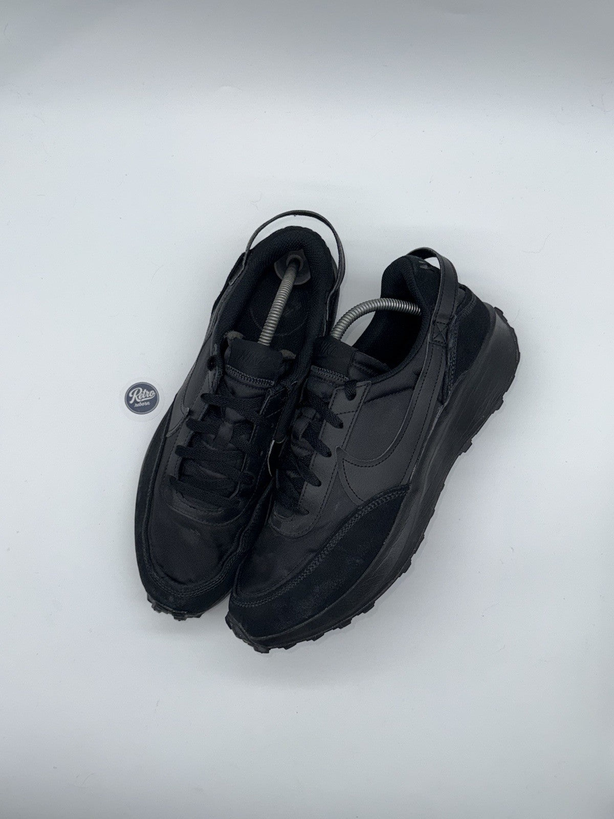 Nike Waffle Debut 'Triple Black' (2022) – UK 10