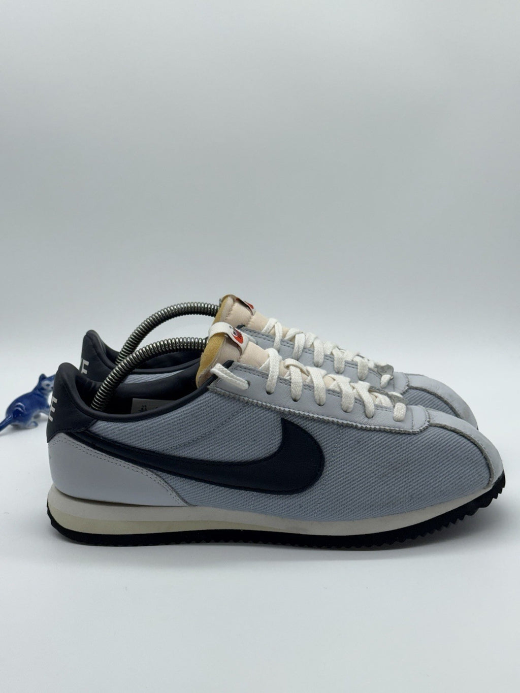 Nike Cortez Armory Light Blue Denim Retro Trainers Size UK 7.5