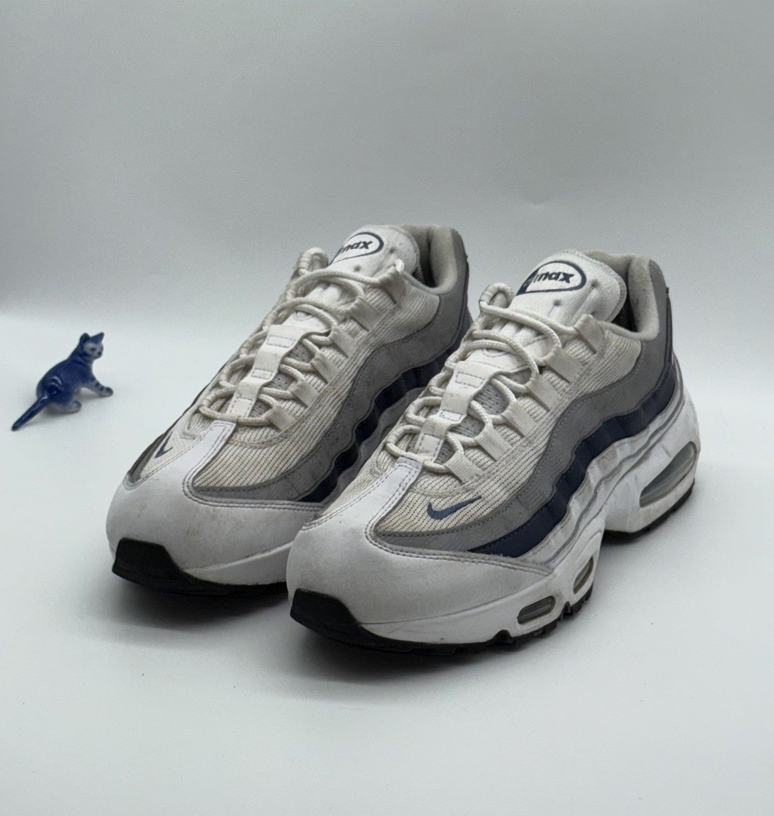 Nike Air Max 95 OG Trainers - Diffused Blue / White - Size UK 8 - (IF2718-100)