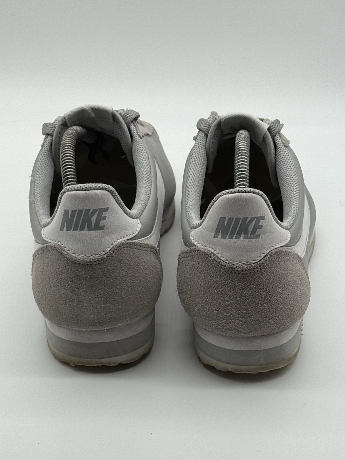 (2015) Nike Classic Cortez Nylon OG - Wolf Grey White - Size UK 10 (807472-010)
