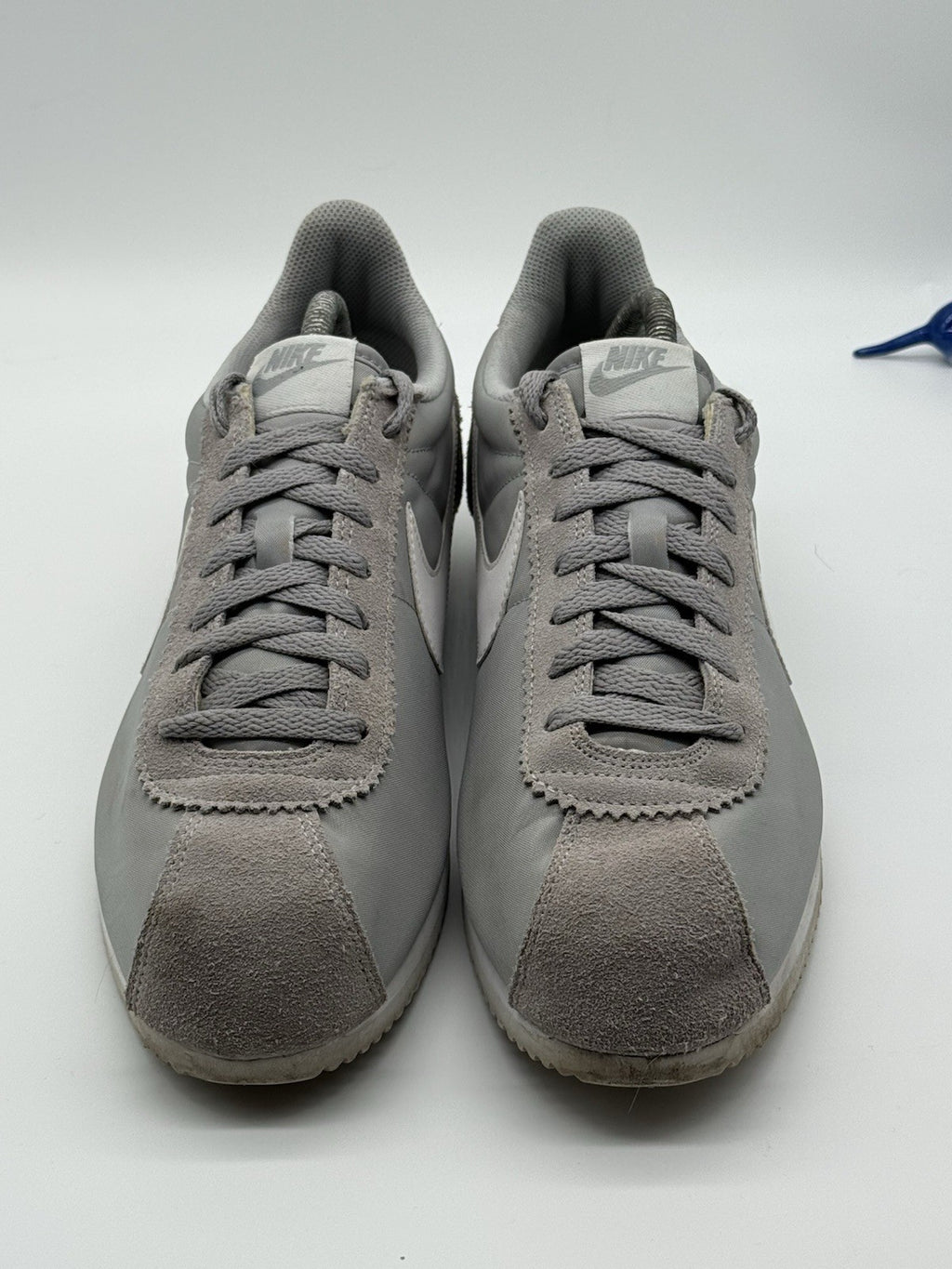 (2015) Nike Classic Cortez Nylon OG - Wolf Grey White - Size UK 10 (807472-010)