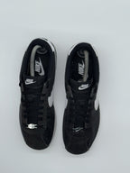Nike Classic Cortez Black/White TXT Nylon Retro Trainers Size UK 7