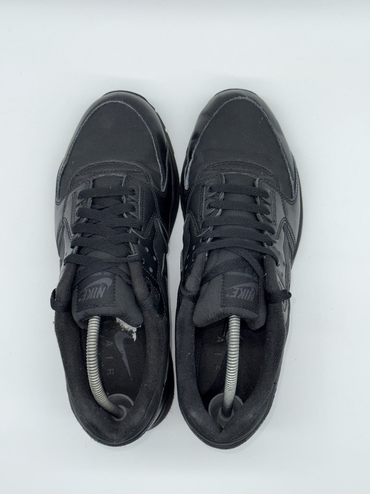 (2015) Nike Air Windrunner Retro Triple Black Trainers Men’s UK 9