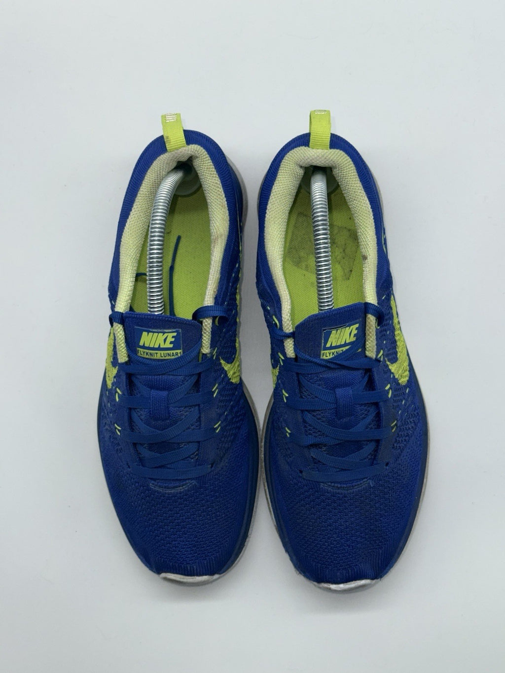 Nike Flyknit Lunar 1 ‘Royal Blue Volt’ Running Shoes UK 6.5 (554887-474)