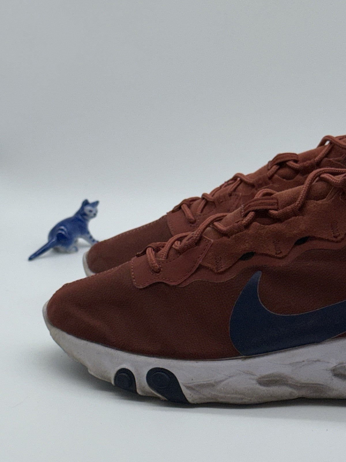 (2018) Nike React Element 55 Mars Stone Midnight Navy Men's UK 10 - BQ6166-600