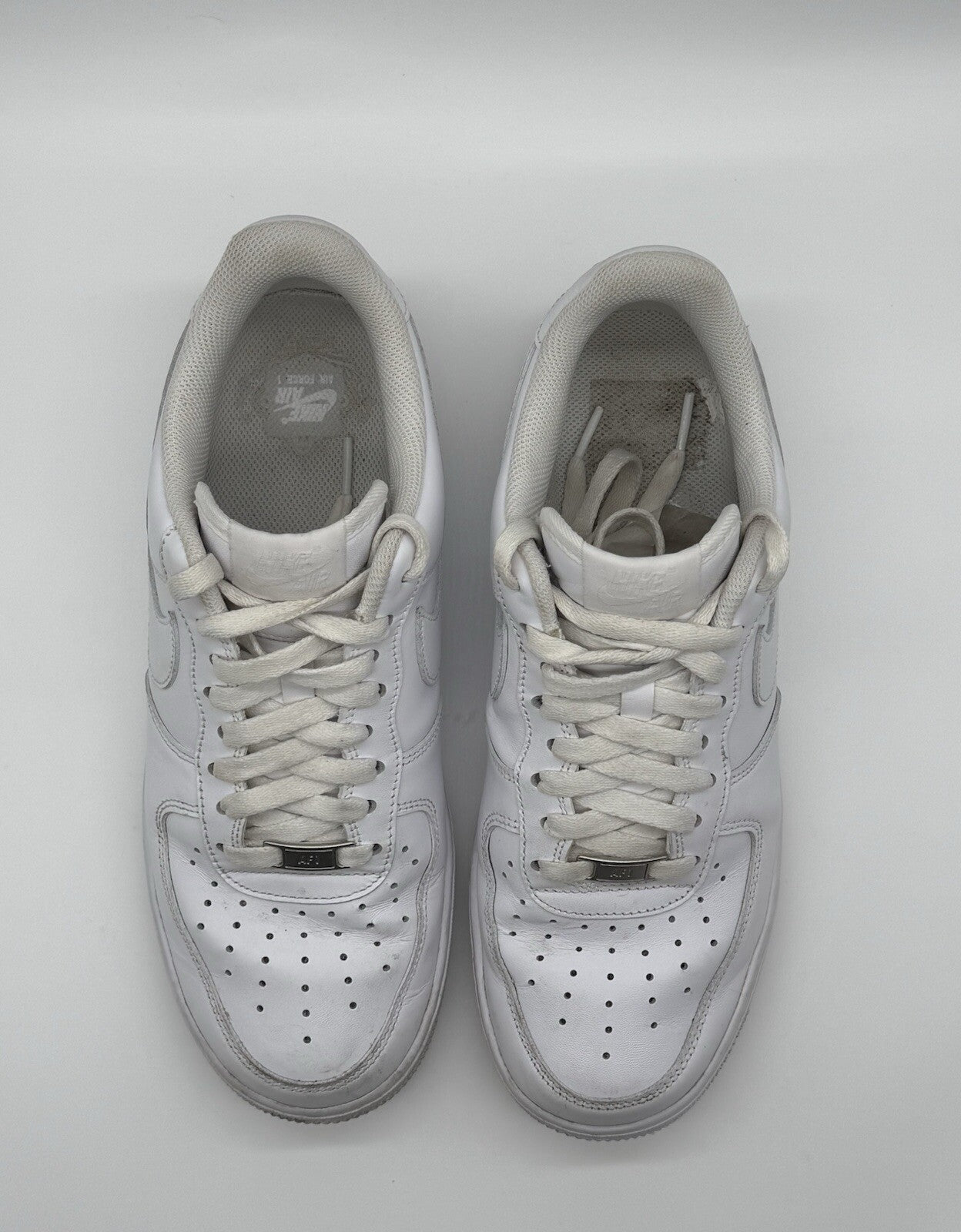Nike Air Force 1 '07 Low Triple White Size 8 UK