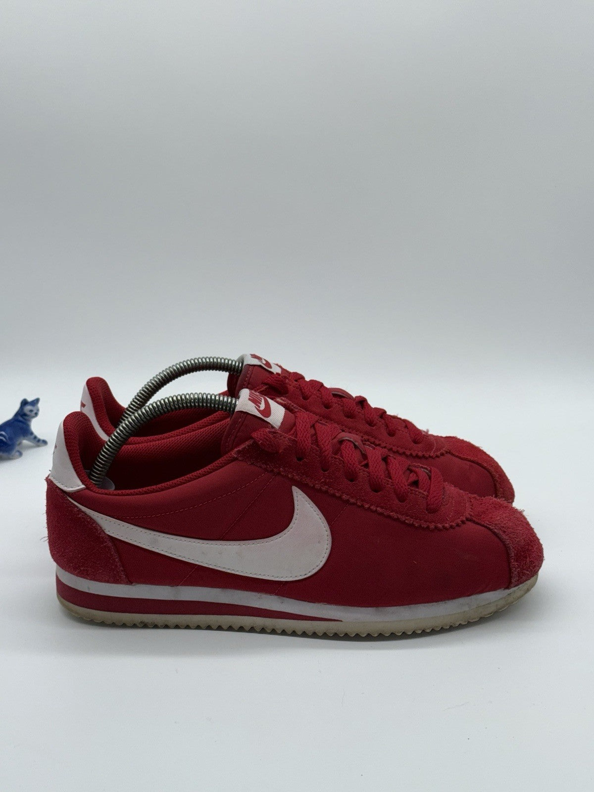 (2015) Retro Nike Classic Cortez Nylon OG Trainers - Gym Red - Size UK 7