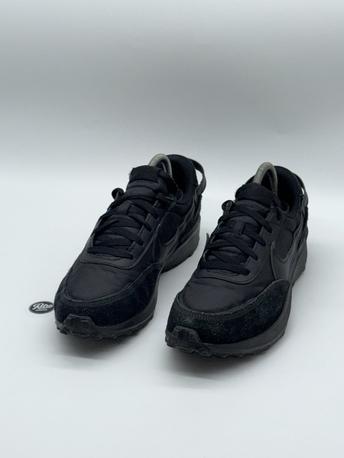 Nike Waffle Debut 'Triple Black' (2022) – UK 8