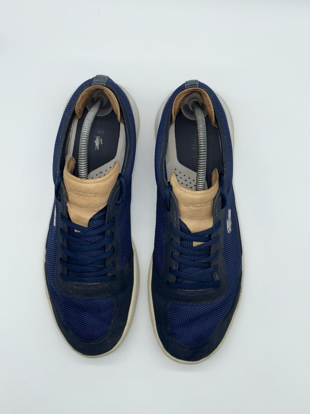 Men’s Lacoste LT Spirit Elite Navy Blue Trainers Size UK 9