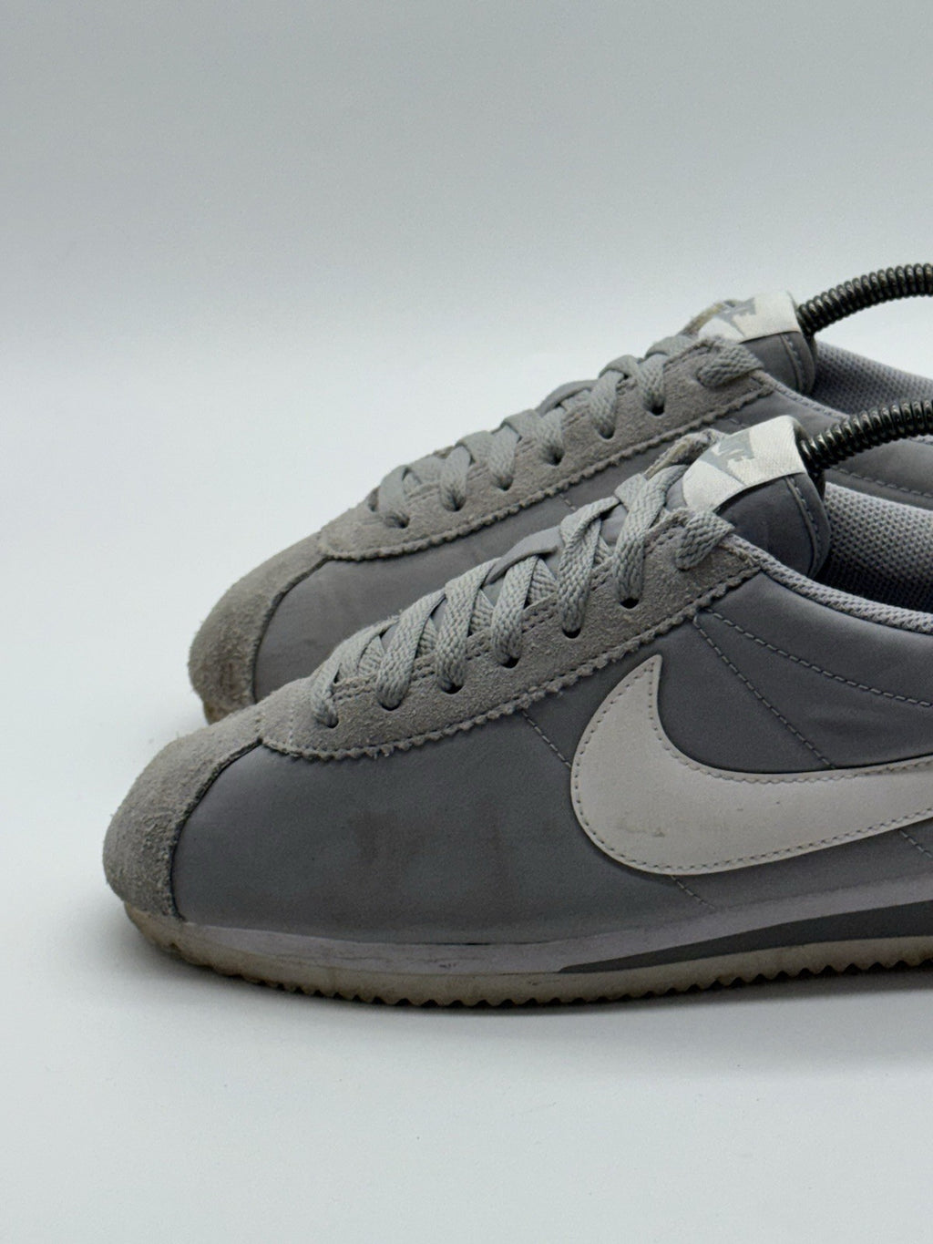 Nike Classic Cortez Nylon 'Wolf Grey x White' (2015) – UK 8
