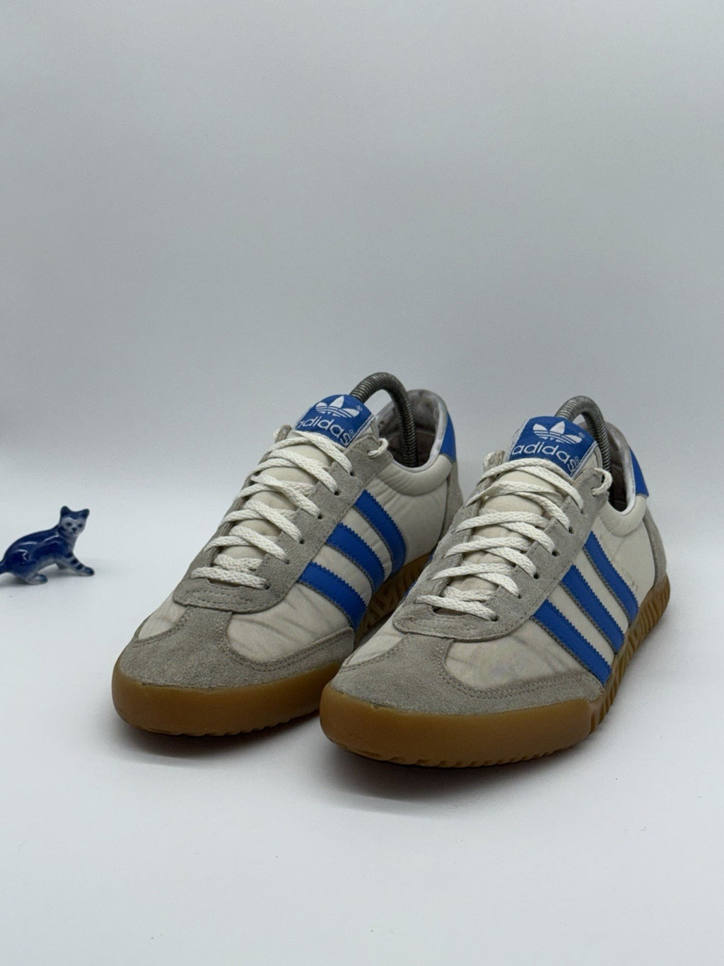 (2017) adidas Spezial Indoor Kreft Chalk White x Blue Trainers Men's UK 9