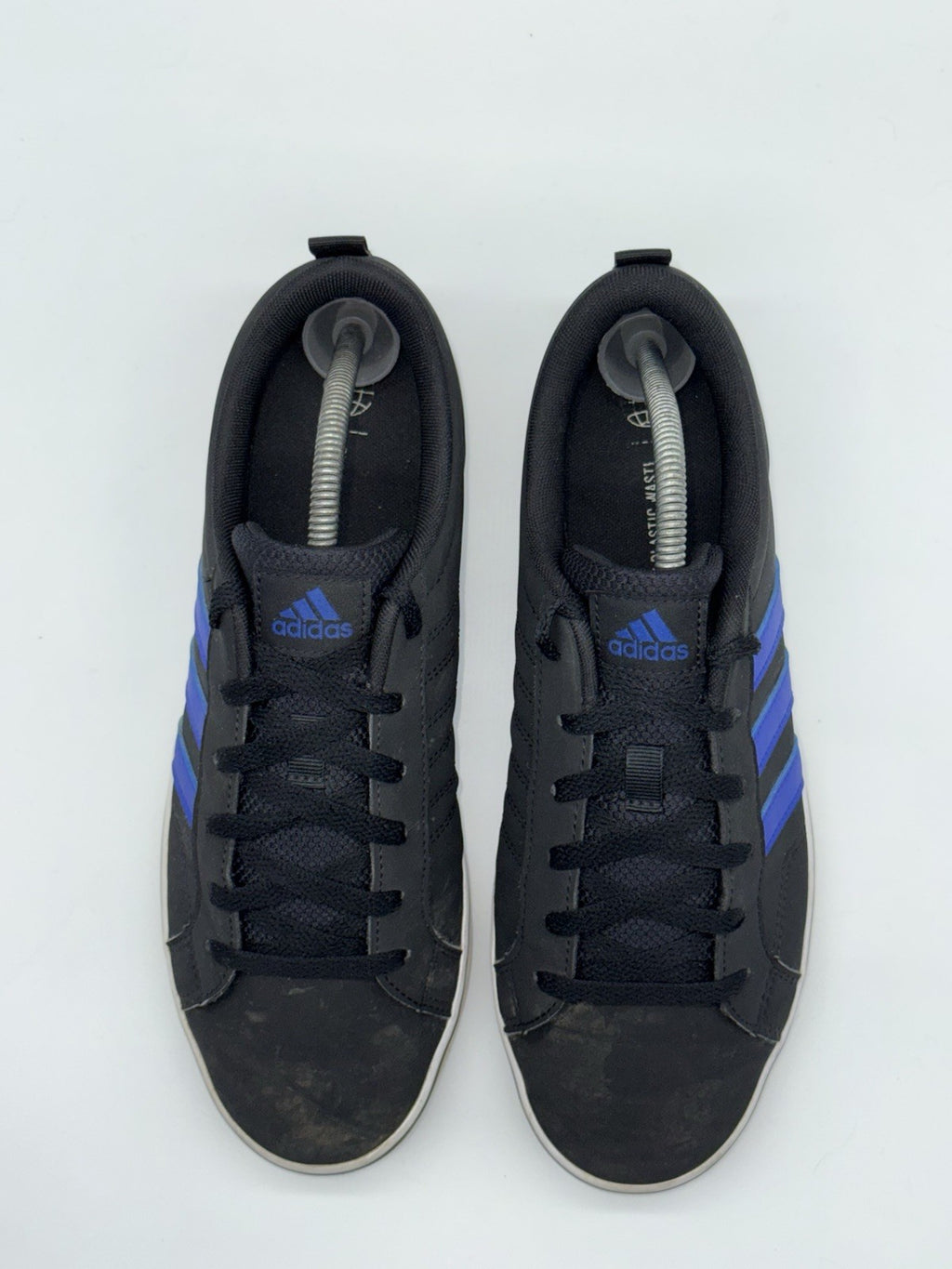 Adidas VS Pace 2.0 HP6004 Black x Royal Blue 3 Stripes UK Size 9