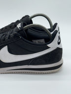 Nike Classic Cortez Black/White TXT Nylon Retro Trainers Size UK 7