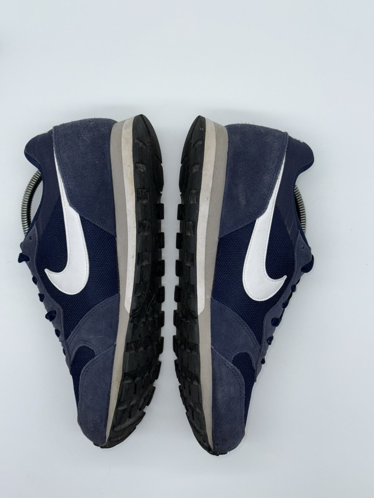 (2019) Nike MD Runner 2 Midnight Navy White Wolf Grey RetroTrainers UK 7.5