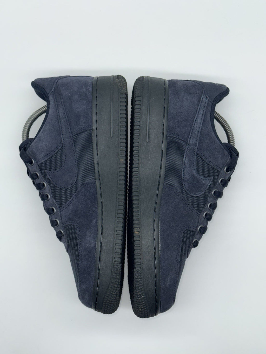 (2024) Nike Air Force 1 Cordura Dark Obsidian Navy Retro Suede Size UK 7