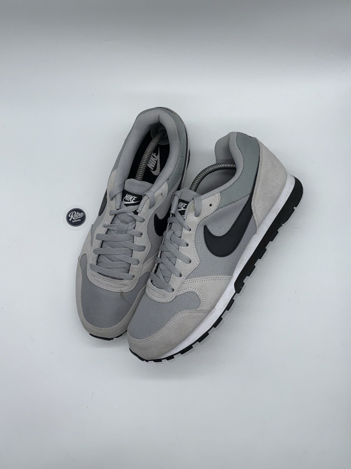 Nike MD Runner 2 'Wolf Grey x Black x White' trainers – UK 10.5