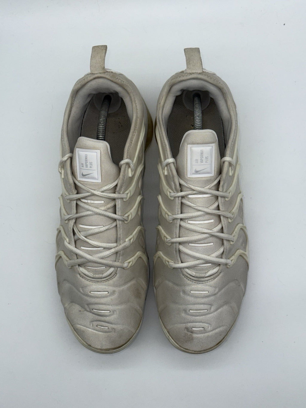 Nike Air Vapormax Plus Triple White Pure Platinum Men’s UK 10.5 (924453-100)