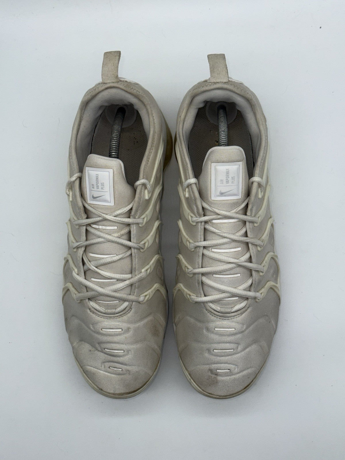 Nike Air Vapormax Plus Triple White Pure Platinum Men’s UK 10.5 (924453-100)
