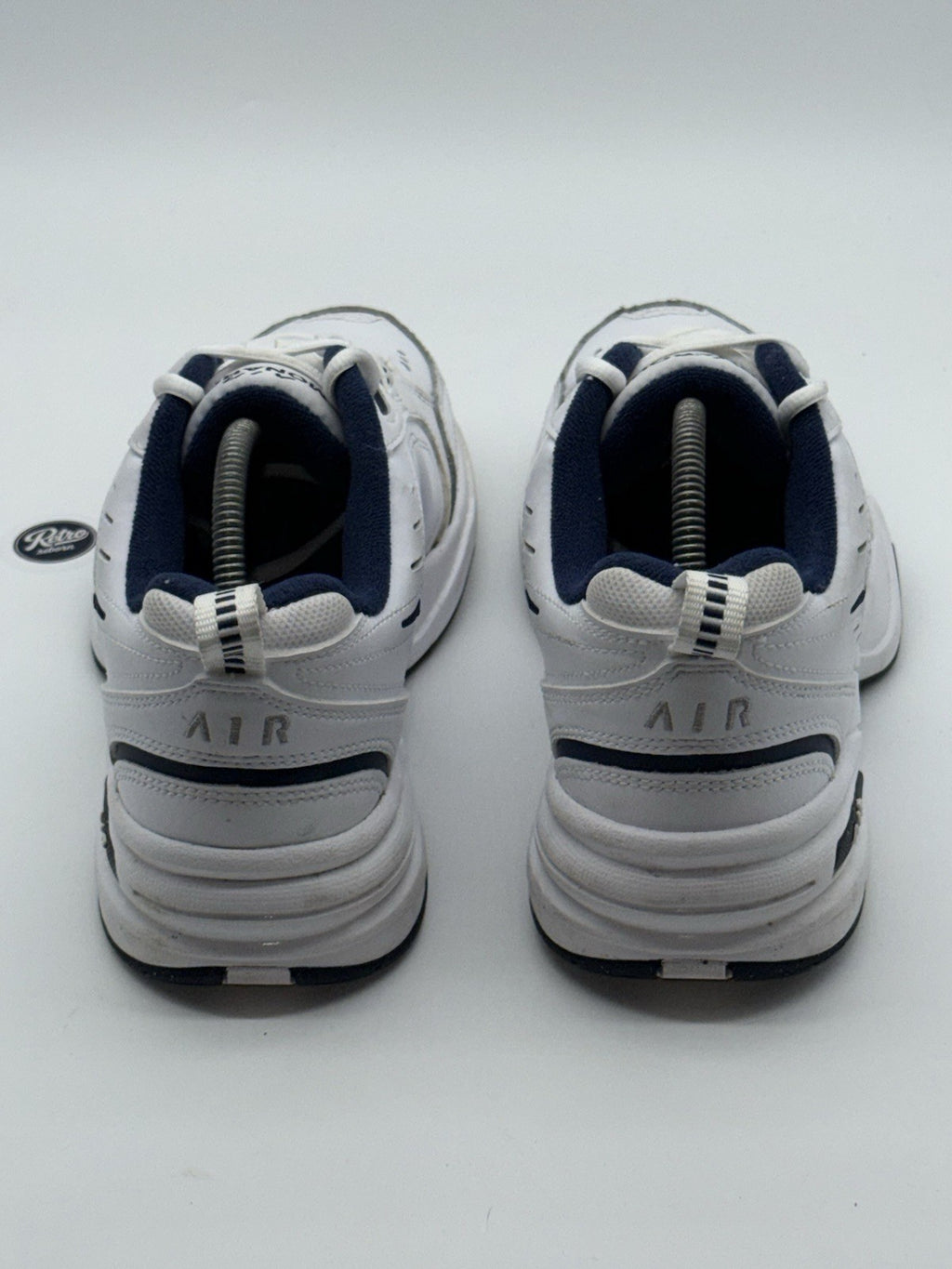 Nike Air Monarch IV 'White x Navy' (2025) – UK 8