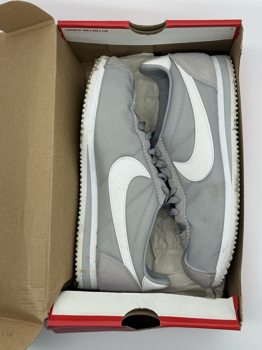 Nike Classic Cortez Nylon OG 'Wolf Grey x White' (2016) – UK 8