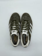 Adidas Gazelle Olive Green White Suede Men’s UK 7 (CQ1784)