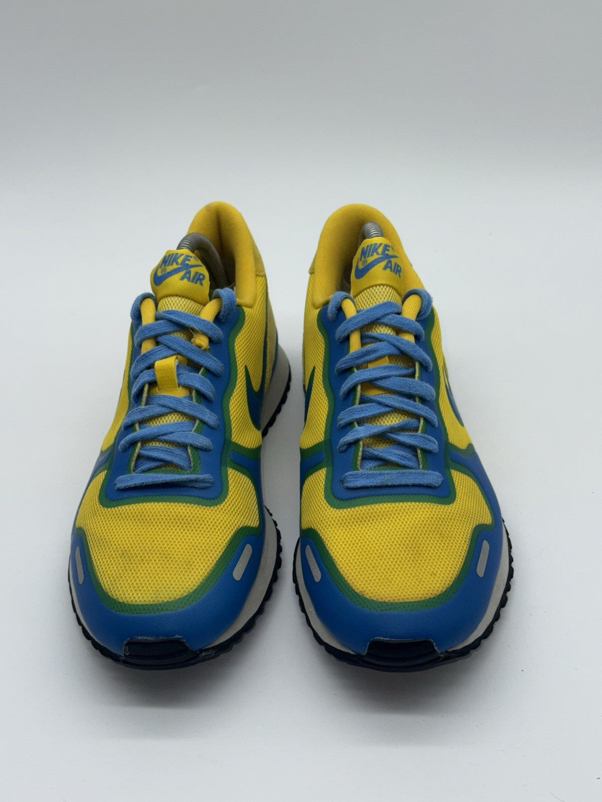 (2011) Nike Air Vortex Fuse Tour Yellow/Light Italy Blue Vintage Trainers UK 6