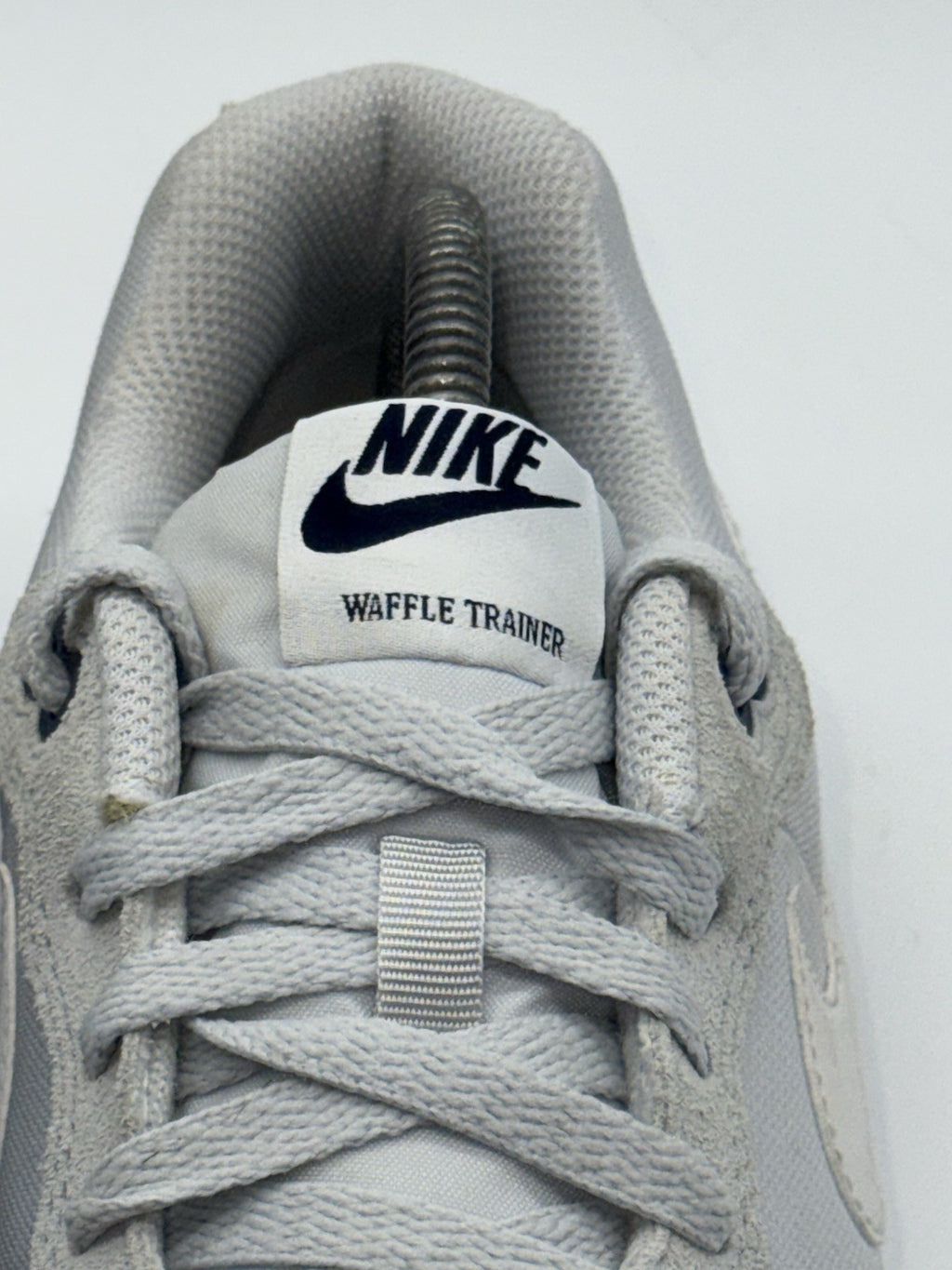Nike Air Waffle Trainer 'Pure Platinum x Grey x Navy' (2015) – UK 8