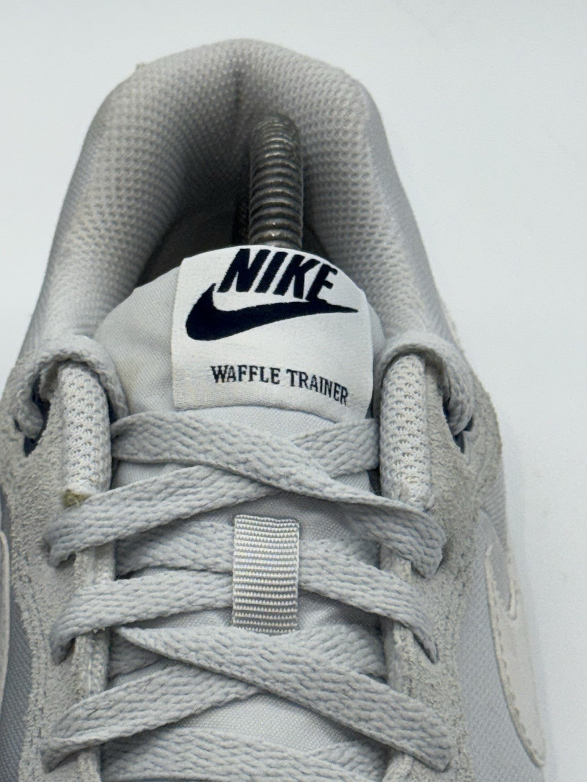 Nike Air Waffle Trainer 'Pure Platinum x Grey x Navy' (2015) – UK 8