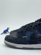 (2021) Nike Dunk Low Scrap Black x Navy Blue Men's UK 7.5