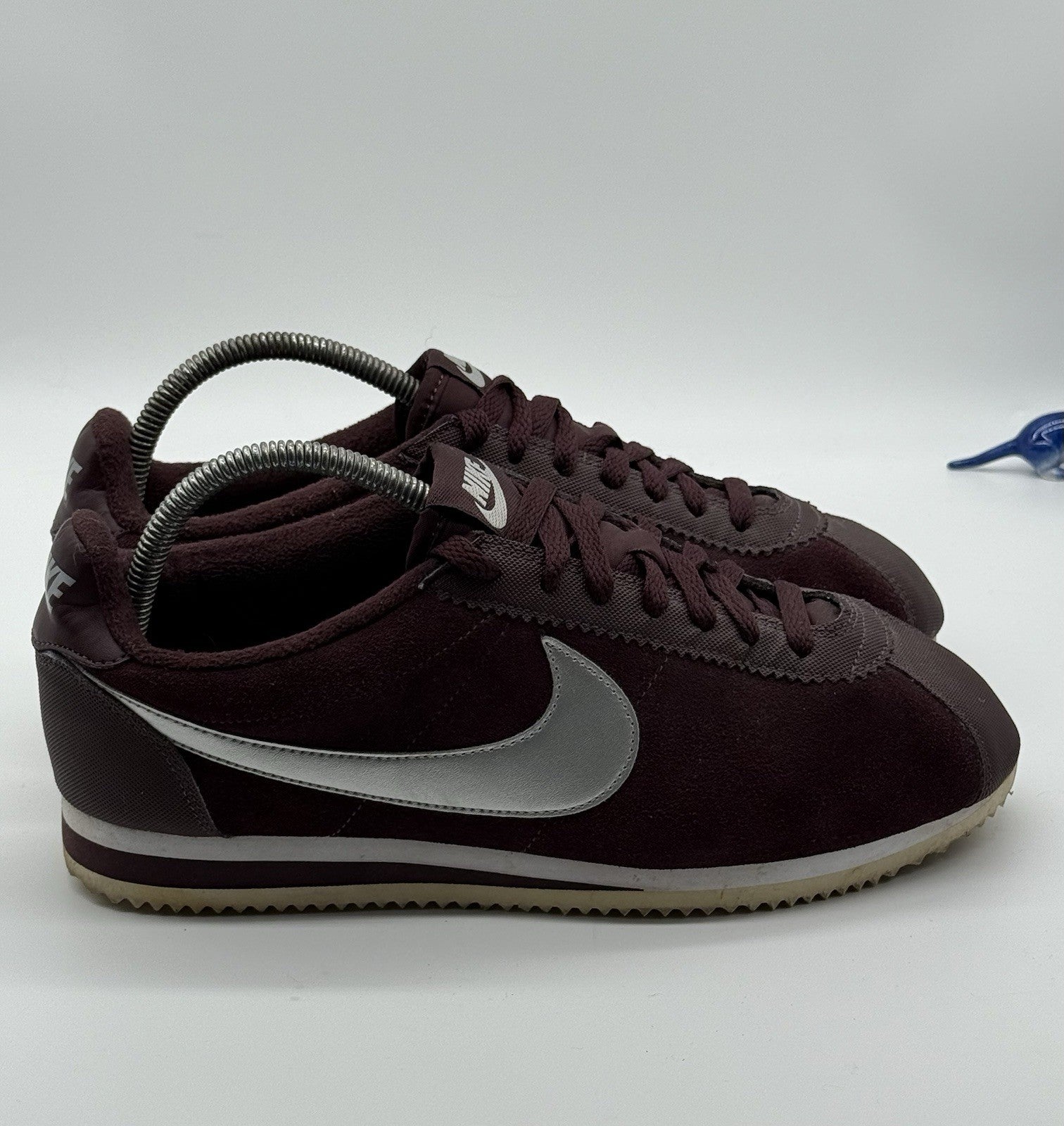 (2015) Nike Classic Cortez Suede OG Burgundy Dark Red Size UK 8 (749571-201)