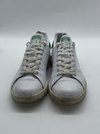 adidas Originals Men's Stan Smith Leather Trainers White x Green UK 8